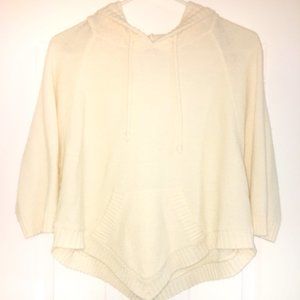 Divided by H&M Ivory Poncho-Style Hoodie